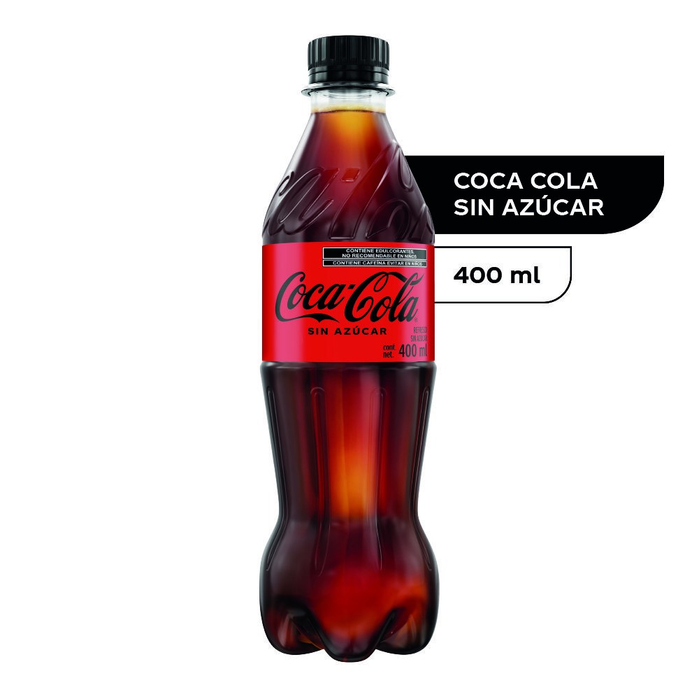 Coca-Cola Sin azúcar 400 mL - No Coma Más Mentiras - No Coma Más Mentiras